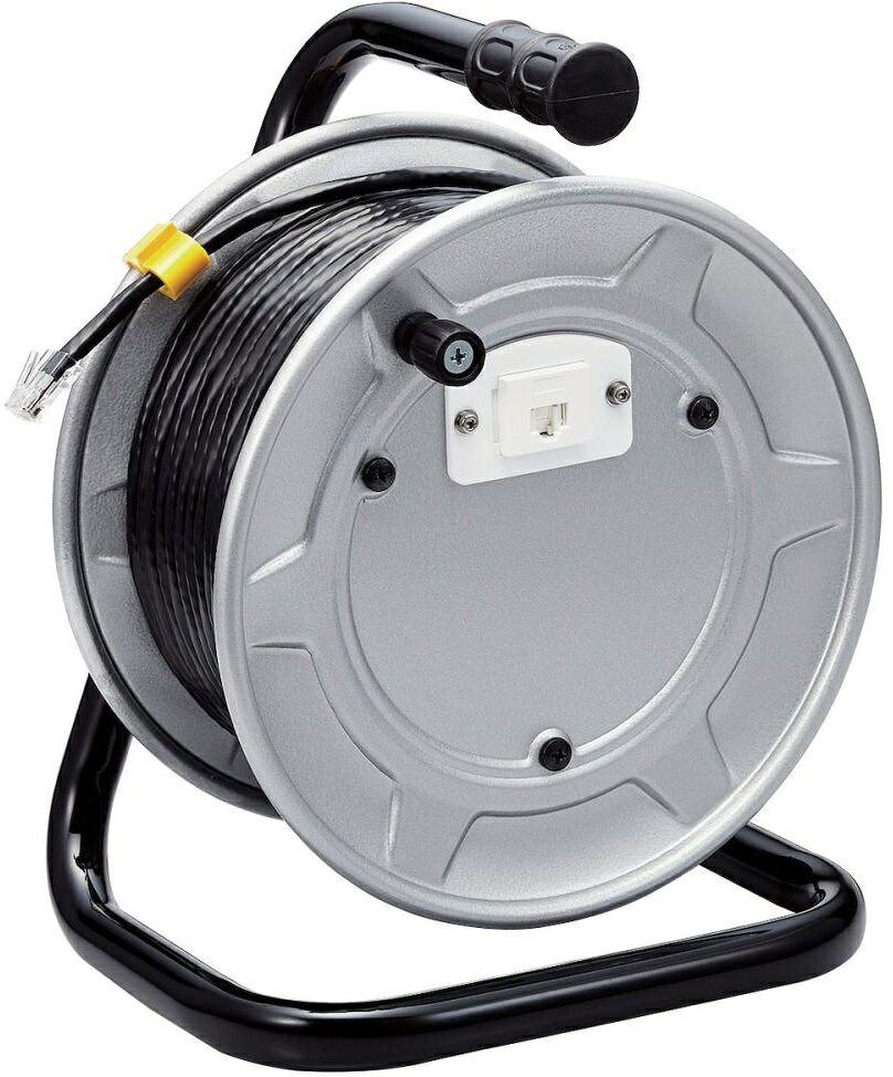 ELECOM エレコム LANケーブル/Cat6A準拠/ドラム巻き取り式/30m LD-GPAD/BK30|ムラウチ