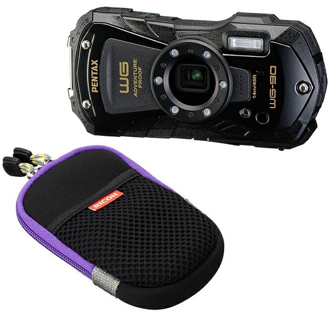 PENTAXコンパクトデジカメシルバー、バッテリースタンド、備品、説明書付き 楽天市場】PENTAX ペンタックス WG-90（ブルー）＋D-LI92