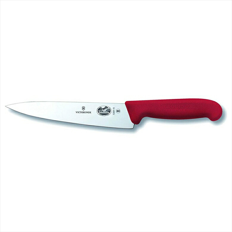 VICTORINOX ビクトリノックス ★★★マルチカラー シェフナイフ(牛刀) レッド 19cm 5.2001.19GB