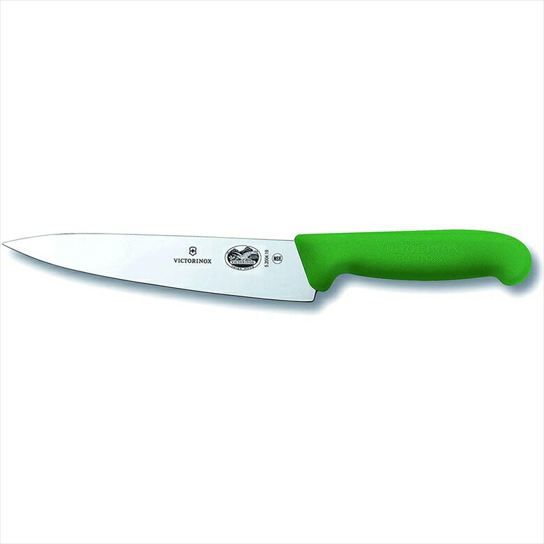 VICTORINOX ビクトリノックス ★★★マルチカラー シェフナイフ(牛刀) グリーン 19cm 5.2004.19GB