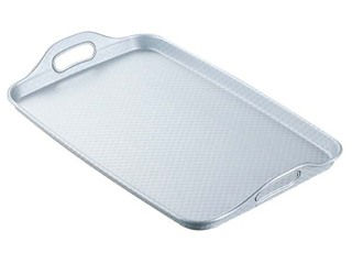 楽天市場】日本製 アルミ（アルマイト加工）脇取盆 中 [トレー・トレイ