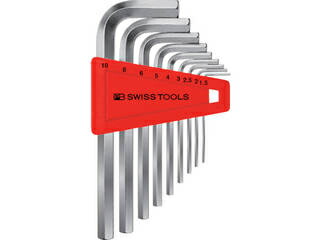 PB SWISS TOOLS/スイスツールズ 六角棒レンチセット(パックナシ) 210H-10 5,449円