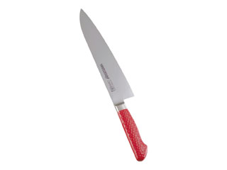 HASEGAWA 長谷川化学工業 抗菌カラー庖丁　牛刀　２４cm／ＭＧＫ－２４０　レッド