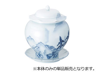 青磁風景仏跳壇 中