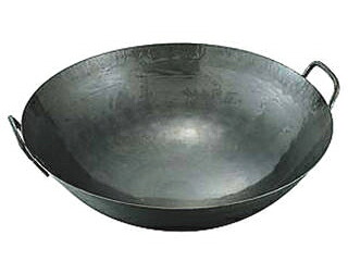 KANDA カンダ 鉄打出中華鍋 1.6mm(取手溶接)60cm