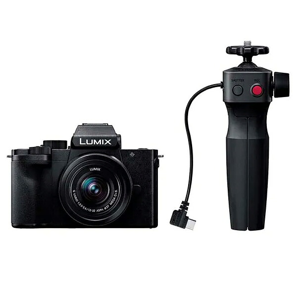 Panasonic パナソニック DC-G100DV-K(黒いこと) LUMIX V一揃いの道具 （判定基準望遠レンズ、トライポッドグリップ属する）ルミックス 【パナソニック定まり取りまわし店】