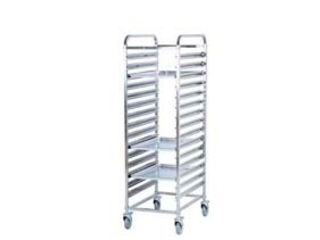 ※こちらの商品は個人宅様への配送は不可となります。 Total Kitchen Goods 【代引不可】ＴＫＧ　ステン　シートパントローリー／Ｎ１０５１３（１５段）