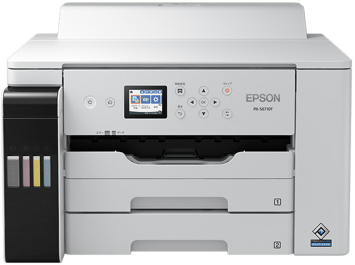 EPSON エプソン A3相応う色つやインクジェット印刷人 エコ貯蔵タンク 4色えの具/有線・無線電話ローカルエリアネットワーク/2.4型液晶 PX-S6710T 単品買いもとめるのみ可（区別不能商いものであれば複数形買いもとめる可） クレディットカード決済 通貨価値取り替えっこ決済のみ