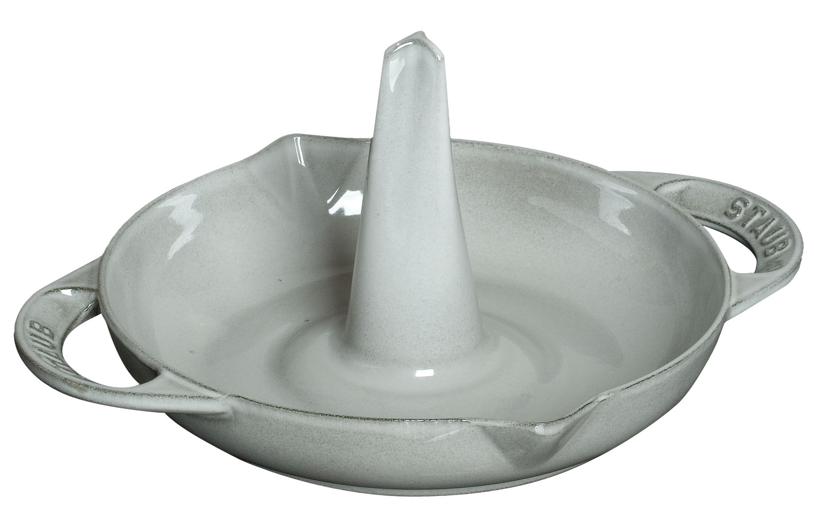 【はるか】staub ストウブ チキンロースター 24cm グレー はるか様専用】staub ストウブ チキンロースター 24cm グレー - メルカリ