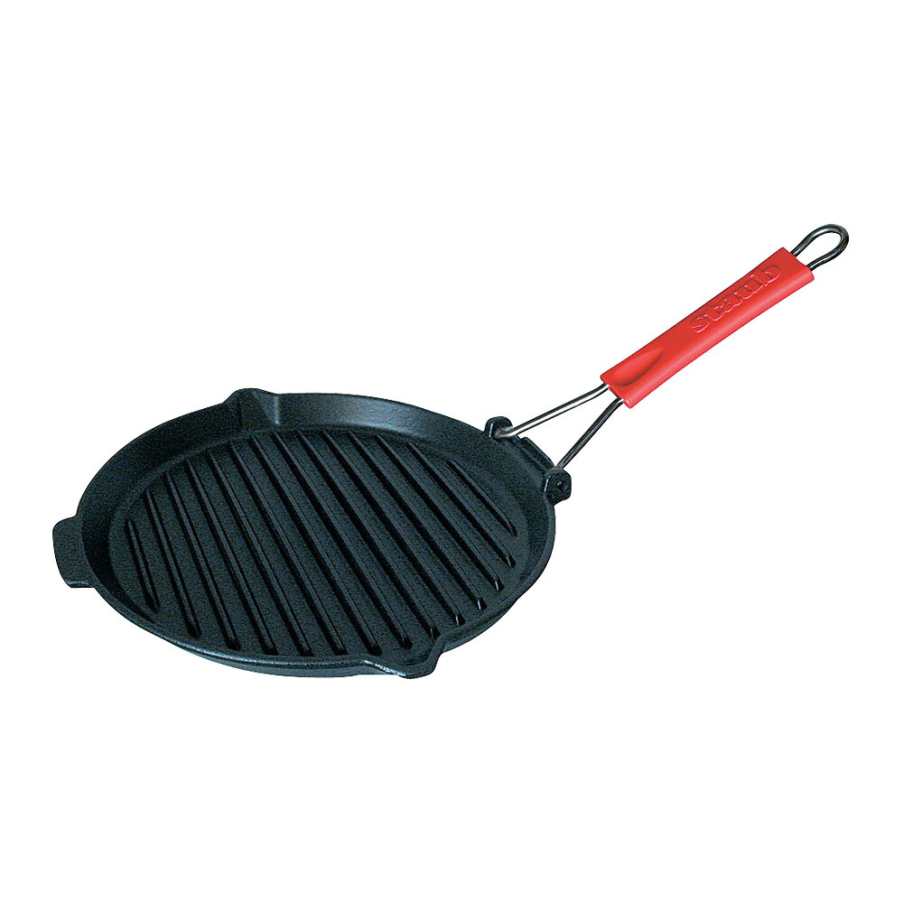 staub ストウブ ラウンドグリル　／1202023 プロユース（業務用）として販売されている国内正規販売ルートの商品です。 家庭用に付属されている生涯保証書（シリアルナンバー）は付属されておりません。予めご了承ください。