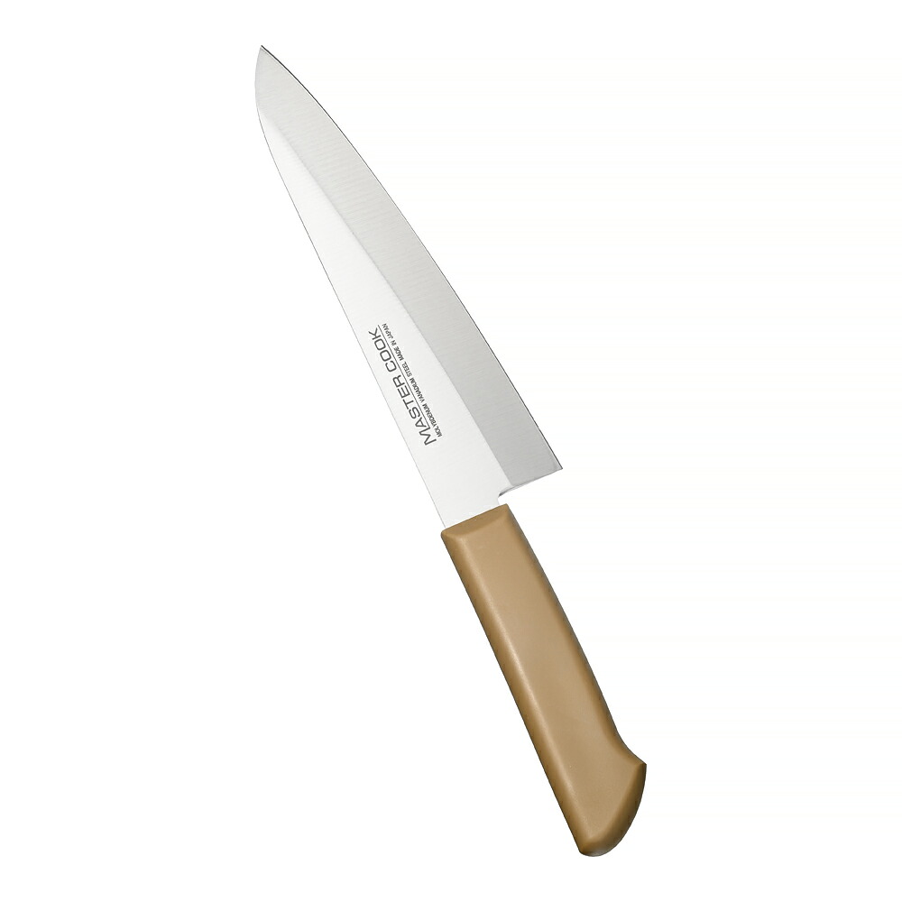 KATAOKA 片岡製造所 【MASTER COOK】抗菌色つやまかない方 洋出刃包丁／ＭＣＤＫ－２１０ 赤銅色