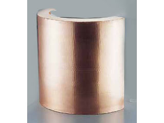 MARUSHIN 丸新銅器 銅製 天ぷら鍋かばい立て（槌目入り口・入口） ４８ｃｍ
