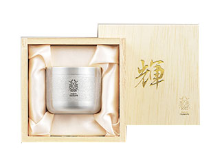 Tamahashi タマハシ KG-22 輝 純銅ぐい呑み 銀仕上げ