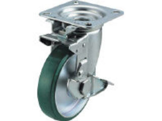 YUEI CASTER ユーエイ 産業用キャスター旋回固定式S付自在車 150径ウレタン車輪 UWJK-150S