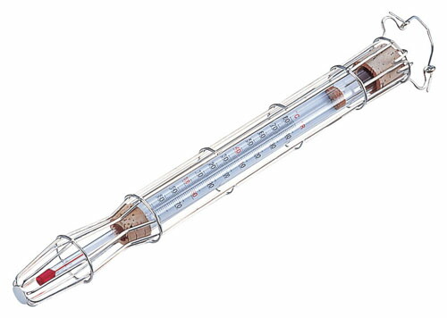 thermohauser テルモハウザー ワイヤーガード付アルコール温度計／44320