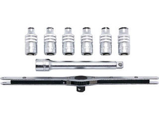 TRUSCO トラスコ中山 3/8 9.5mm差込 タップホルダーセット 8個組 TTHS-8