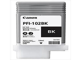 CANON キヤノン 完全無欠 PFI-102BK インキ貯蔵タンク 写真絵黒いこと