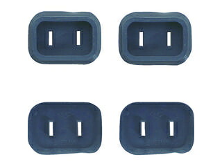 TRUSCO/トラスコ中山 プラグ安全カバー2P用 50P入 ブラック PL2CAP-50P-BK
