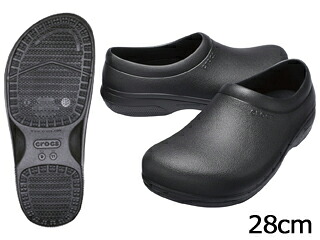 crocs クロックス オンザクロックワークブラック スリップオン 28cm