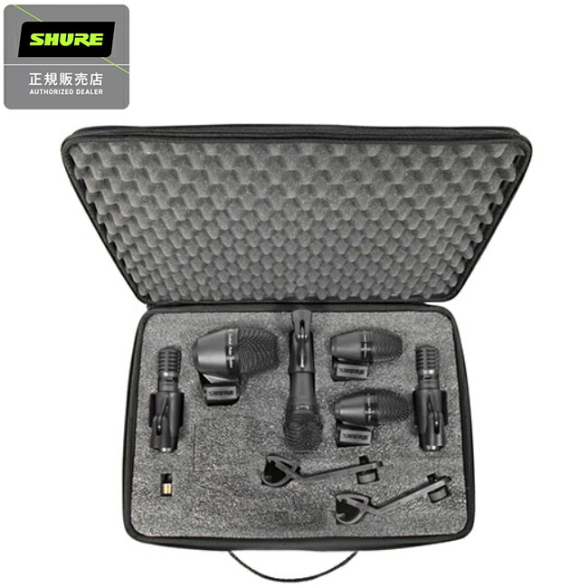 SHURE シュアー PGADRUMKIT6-J ドラム用マイクロホンキット ベーシックパッケージ 【国内正規品】※受注発注のため、キャンセル不可｜ムラウチ