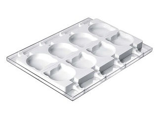 silikomart シリコマート ステッコフレックス　ｷｬｯﾄ（4ヶ取&times;2枚入）GEL08｜ムラウチ