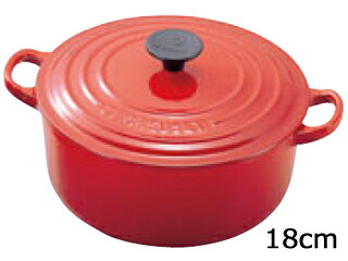 LE CREUSET ル・クルーゼ ル・クルーゼ 言い慣わし ココットロンド 18糎 2501-18-06 桜んぼう赤いこと