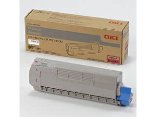 OKI 沖電気工業 トナーカートリッジ(大) マゼンタ (C612dnw) TC-C4DM2