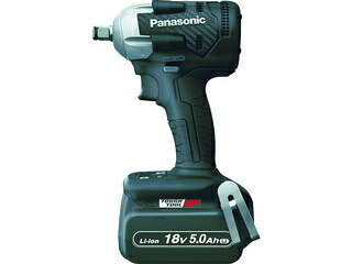 Panasonic パナソニック デュアル 充電インパクトレンチ 18V5.0Ahセット 黒 EZ75A8LJ2G-B|ムラウチ