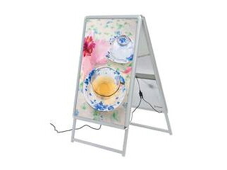 Tomoya 友屋 【代引不可】A型パネルスタンド　ＬＥＤグリップＡ　Ｂ1両面　39413BLK　ブラック 87,362円