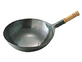 KANDA カンダ 鉄打出木柄片手中華鍋 36cm