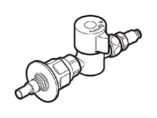 TOTO トゥートゥー 分かれ出る金具 (食器洗いかわき切る機用・まさかの時止水) THF22R 花・ガーデン・DIY-木材・建築資材・設備