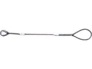 TRUSCO トラスコ中山 Wスリング Bタイプ 片端シンブル入り 9mmX1m GRB-9S1