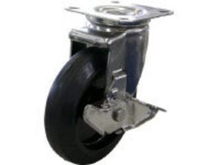 YUEI CASTER ユーエイ キャスターステンレス製S付自在車 150径ナイロンホイルゴム車 SUS-NRJ2-150S 6,499円