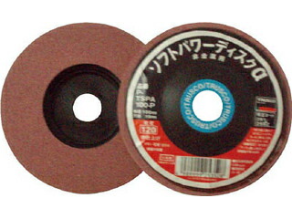 TRUSCO トラスコ中山 ソフトパワーディスクα 非金属用 Φ100 5個入 400# TSPA100-P 400