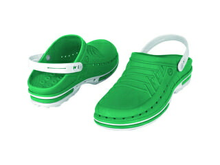 WALKEMORE/ウォークモア WOCK CLOG グリーン 26.0～27.0cm オートクレーブ対応134℃ 10004368-4142