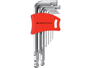 PB SWISS TOOLS/スイスツールズ ホルダー(コンパクトタイプ)付ボール付六角棒レンチセット( 212DH-10｜ムラウチ