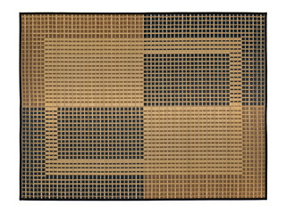 萩原 ハギカラ 国産い草引っ敷き（裏貼り） 右京 約191×250珊 ベージュ 81894315 製造会社直送 同梱不可 歌留多決済のみ相応う 沖縄・北海道・離島お届け並びに第四次元任ずる不可