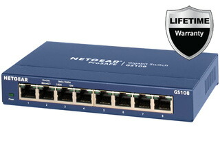 NETGAER ネットギア・インターナショナル ライフタイム保証（無期限保証） ギガビット8ポート アンマネージスイッチ GS108-400JPS 単品購入のみ可（同一商品であれば複数購入可） クレジットカード決済 代金引換決済のみ