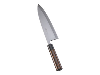 INTECKaneki インテックカネキ 歌舞伎調和庖丁　忠舟　出刃／２４ｃｍ　黒金茶