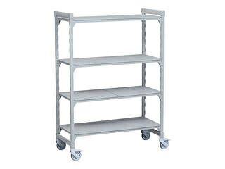 CAMBRO キャンブロ 【代引不可】610ソリッド移動カムシェルビングセット 61×152×H 89cm 4段|ムラウチ