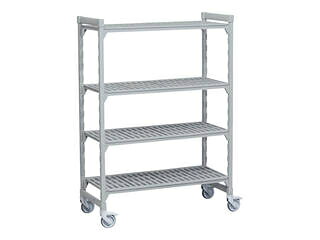 CAMBRO キャンブロ 【代引不可】540ベンチ移動カムシェルビングセット 1520×H1700　4段