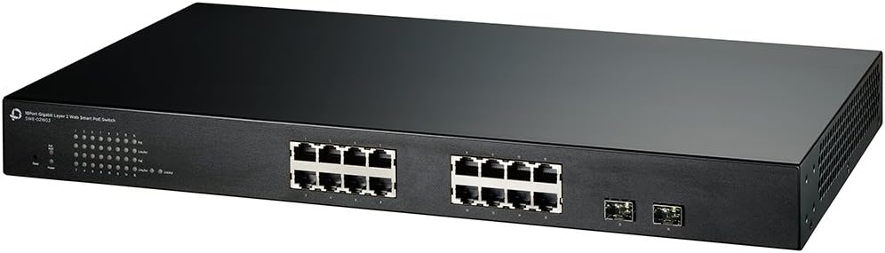 PLANEX プラネックスコミュニケーションズ 16ポート+2コンボポート ギガビット/レイヤ2対応WebスマートPoEスイッチ SWE-0216G3|ムラウチ