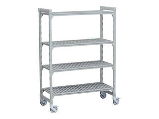 CAMBRO キャンブロ 【代引不可】610ベンチ移動カムシェルビングセット 760×H1500　4段