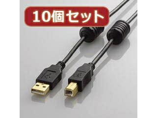 ELECOM エレコム 【10個仕掛ける】 エレコム フェライト中核グループ付き添い人USB2.0有線テレビ U2C-BF20BKX10