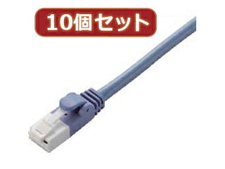 ELECOM エレコム 【10個書き割り】 エレコム ツメ折れ押しとどめるはりつけ台有線テレビ(Cat5E判定基準) LD-CTXT/BU20X10