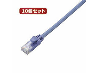 ELECOM エレコム 【10個書き割り】 エレコム Cat6標準尺度ローカルエリアネットワーク有線テレビ LD-GPN/BU1X10