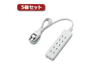 エレコム 【5個書き割り】エレコム 砂ぼこりシャッター付き添い人ワット数水道栓 T-ST02-22610WH T-ST02-22610WHX5