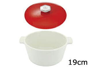 REVOL レヴォル レヴォル　レヴォリューション2　ラウンドココット（ペッパーレッド蓋）　19cm　649801