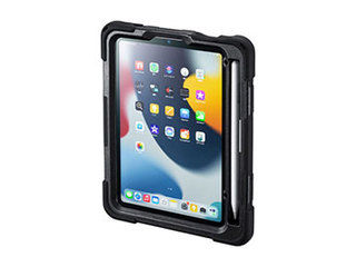 SANWA SUPPLY サンワサプライ サンワサプライ iPad mini耐衝撃ケース(ハンドル、スタンド、ショルダーベルト付き) PDA-IPAD1817BK