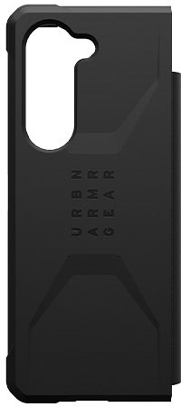 Urban Armor Gear UAG Galaxy Z Fold 5相応う耐衝撃容れもの CIVILIAN 黒いこと UAG-GLXZFD5-C-BK